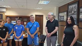 Ο Αντιπεριφερειάρχης Γρεβενών υποδέχθηκε την Εθνική Ομάδα Πυγμαχίας