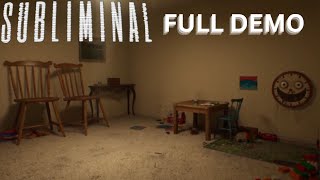 REDEFINING LIMINAL SPACE HORROR AS WE KNOW IT | Subliminal (Full Demo)