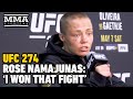 Rose Namajunas Baffled by UFC 274 Judges: 'I Won That Fight'