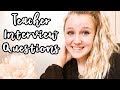 ELEMENTARY TEACHER INTERVIEW QUESTIONS AND ANSWERS | TEACHER INTERVIEW TIPS | FIRST YEAR TEACHER