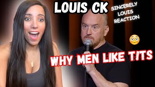 LOUIS CK TITS REACTION