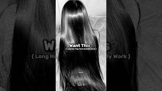 Long Hair Tips That Actually Work ✨💯 #shorts #hair #haircare #longhair #tips #kpop #viral #glowup
