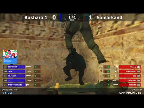 видео: Полуфинал Узбекского LAN турнира по CS 1.6 [Samarkand -vs- Bukhara 1] 1map @kn1fe TV