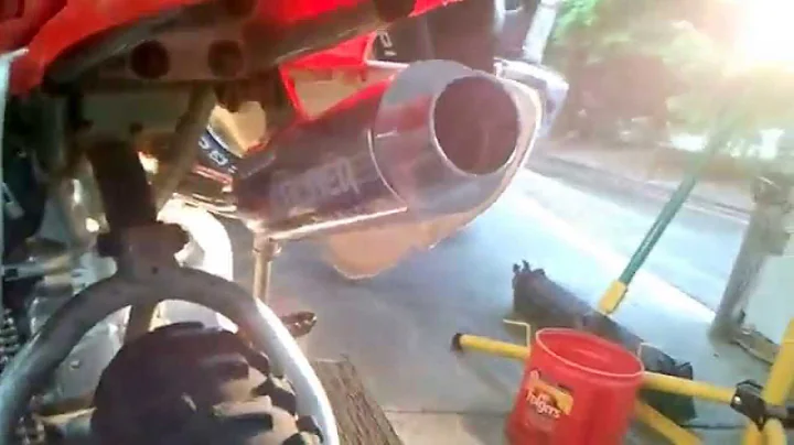 Honda Crf 50 custom exhaust