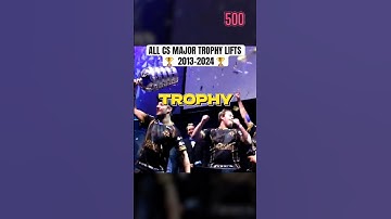 ALL CS MAJOR TROPHY LIFTS IN HISTORY! 🏆 #cs2 #csgo #s1mple #fnatic #nip #heaton #csmajor