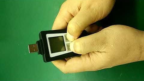 Temperature and humidity recorder Fresh Keeper operation