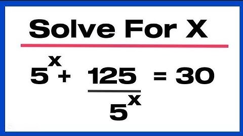 "Unlocking the Secrets: Solving Exponential Equations Made Easy!"#maths #mathproblems #mathstricks