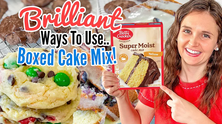 5 AMAZING Recipes Using Boxed Cake Mix | The EASIEST Quick & Tasty Desserts | Julia Pacheco