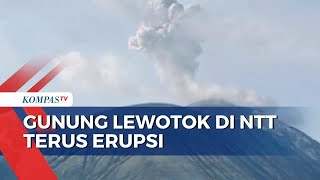 Erupsi Gunung Lewotolok Status Level 2, PVMBG Minta Warga Waspada | KOMPAS MALAM