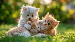 Funny Kittens Boxing with Mom Cat! Paw Punches & Laughs ! Meow Meow Sound screenshot 4