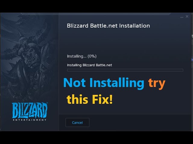 Battle.NET login error