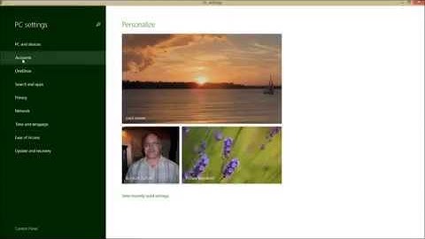 Changing the username in Windows 8