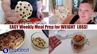 EASY Weekly Meal Prep for WEIGHT LOSS! WW MEAL PREP! What I Eat on WEIGHT WATCHERS!