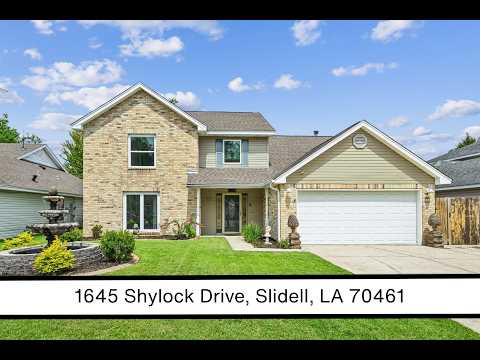 1645 Shylock Drive, Slidell, LA home video tour