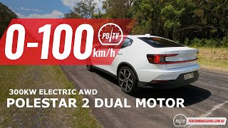 2023 Polestar 2 AWD (dual motor) 0-100km/h & motor sound