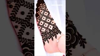 Beautiful Dulhan Foot Mehndi Design ❤️✨| #mehndi #easymehndi #bridal #trending #viralvideo #shorts