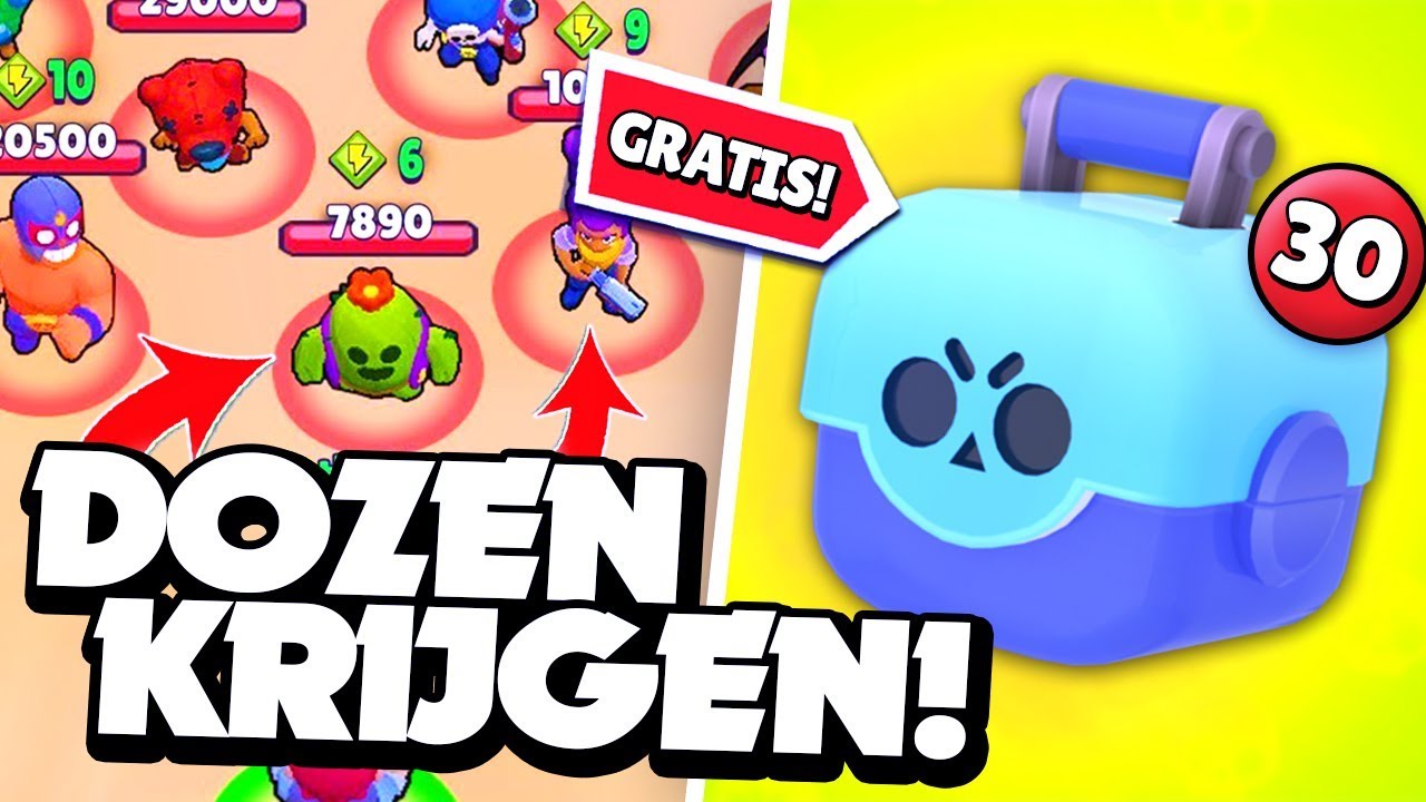 Zo probeer ik GRATIS DOZEN te krijgen in BRAWL STARS!! - YouTube