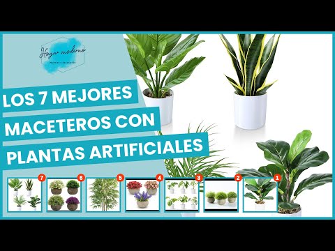 Los 7 mejores maceteros con plantas artificiales
