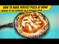 How To Make Perfect Neapolitan Pizza At Home In 100 Seconds! Easy homemade recipe