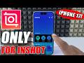 how to enable dark mode only for inshot iphone 17?