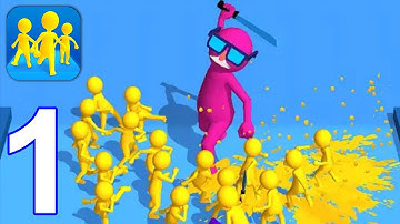 Join Clash 3D - Gameplay Walkthrough Part 1 - Levels 1-10 (iOS,Android)