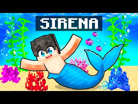 Me Convertí en una SIRENA en Minecraft