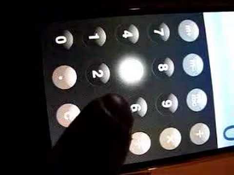 iPhone - Calculator Keytouch Feature/Bug