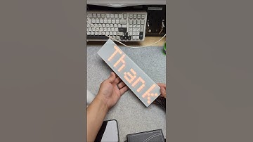 Ik heb een aangepaste #wled #matrix gemaakt!