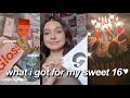 what i got for my birthday - sweet 16th bday haul!