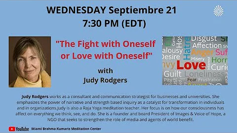 "The Fight with Oneself or the Love with Oneself?"...