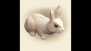Woodcarving with Foredom power carving tools - including a Cotton Tail Rabbit