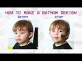 Face Paint Tutorial - How to Face Paint a Batman Design