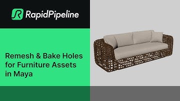 RapidPipeline for Maya – Tutorial Remesh and Bake Holes