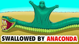 I Was Swallowed by Anaconda | My Animated Story