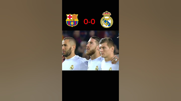 Real Madrid vs Barselona ☠️