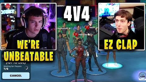 CLIX & PETERBOT Challenge PROS to a 4v4 ZONE WARS WAGER!