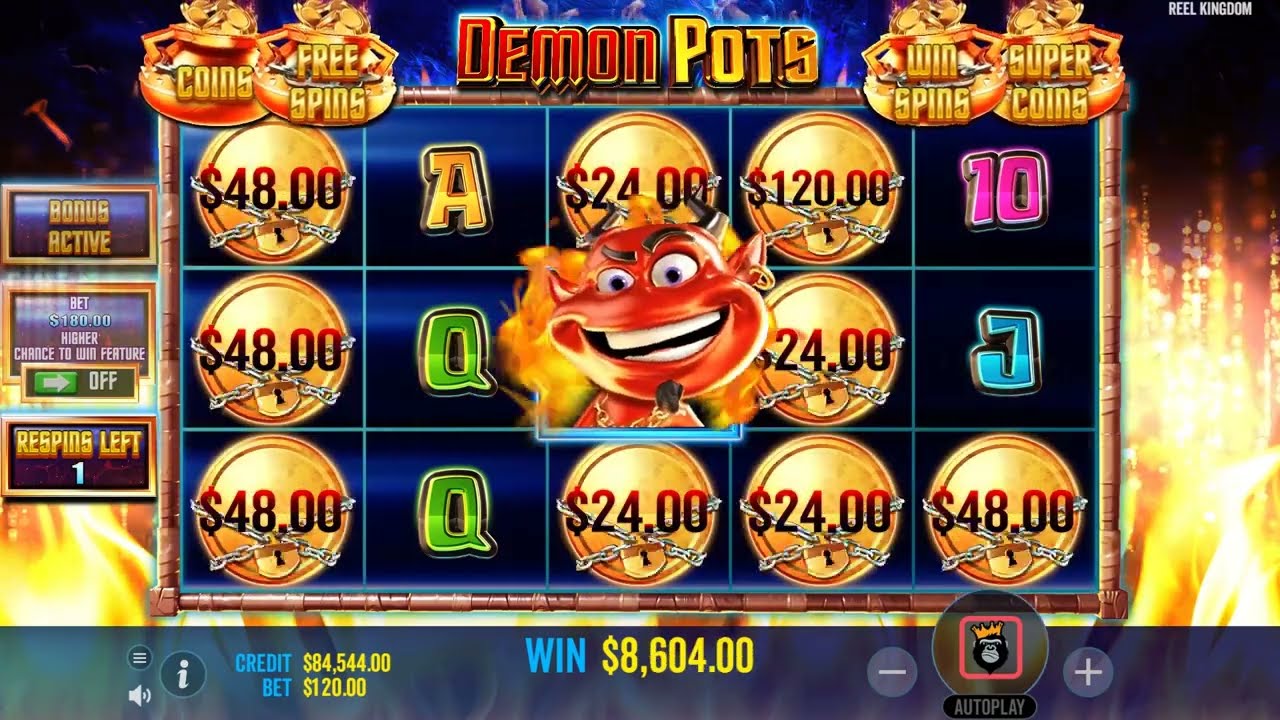 Demon Pots Slot Review | Free Play video preview