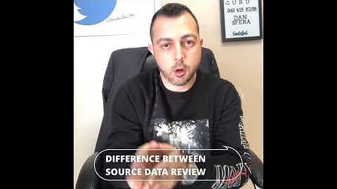 The difference between sdv and sdr In Clinical Research