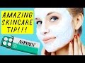 Baby Soft Skin! Exfoliation Tip with Aspirin Mask