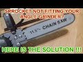 [SOLVED] Chainsaw Attachment Adapter for Angle Grinder thread diameter issue