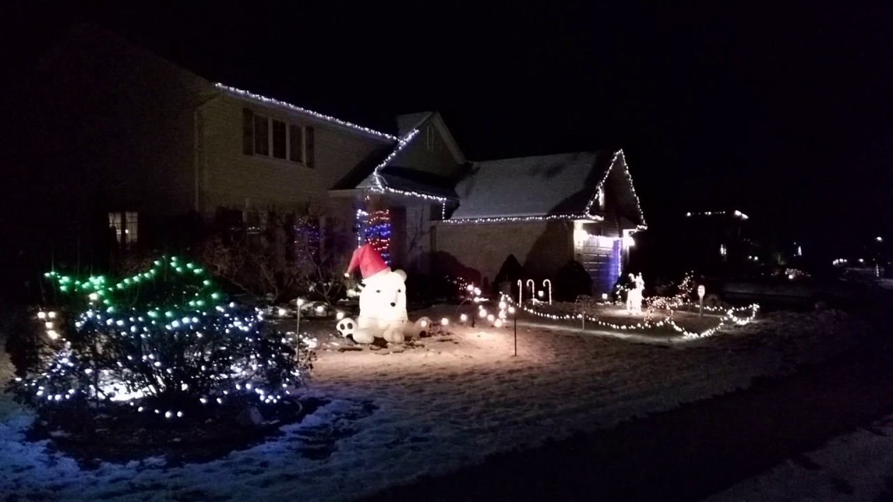 First Christmas Light Sequence 2016 YouTube