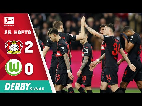 Derby | Bayer Leverkusen (2-0) Wolfsburg | 25. Hafta MAÇ ÖZETİ | Bundesliga - 2023/24