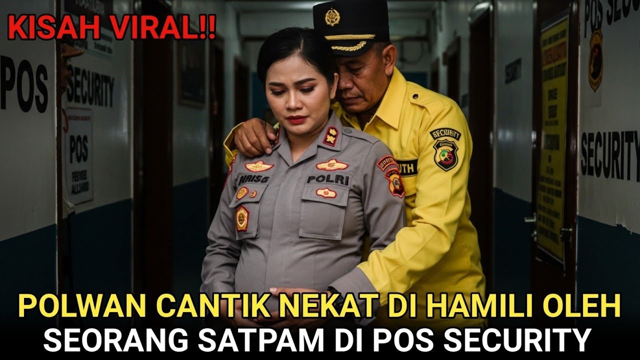 KISAH VIRAL!! POLISI CANTIK INI NEKAT DIHAMILI OLEH SATPAM DI POS SECURITY YANG SEPI