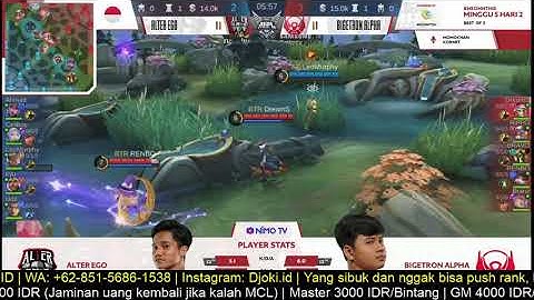 ALTER EGO vs BIGETRON ALPHA | Game 3 MPL-ID S6 Week 5 Day 2 | AE vs BTR