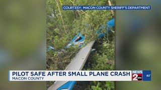 No one injured in Macon County small plane crash