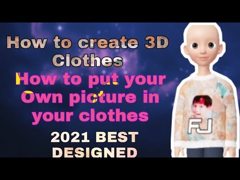 How to create 3D Clothes| 2021 Best Designed | Mobile Only In zepeto ...