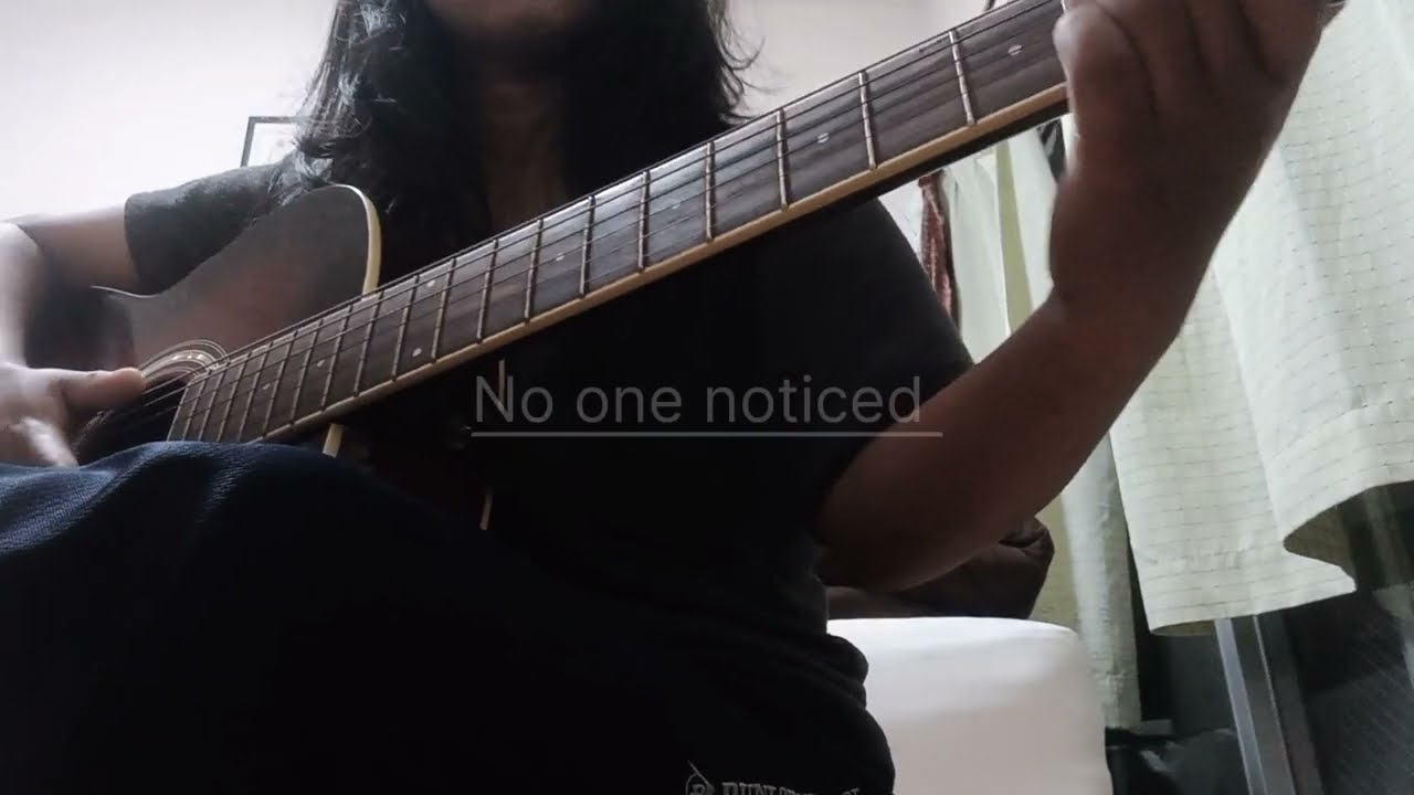 No One Noticed- TheMarias//cover song