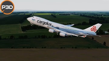 [P3D V5.1] Vienna to Luxembourg ✈ PMDG 747 ✈ Part 3