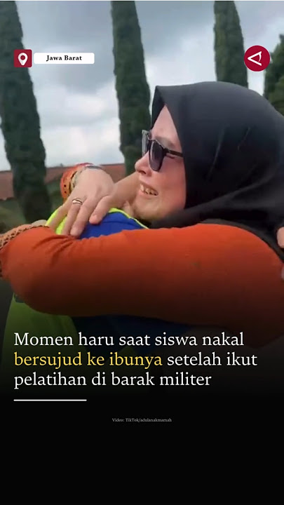 Siswa ini cium kaki ibunya usai ikut pelatihan di barak militer