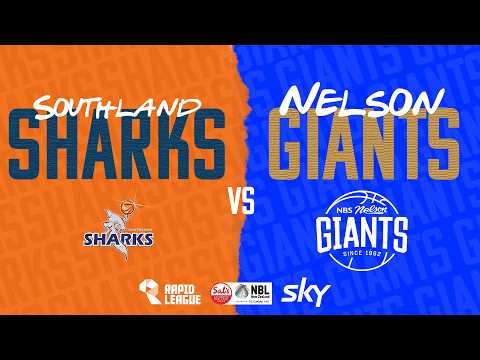 LIVE 🔴 Southland Sharks v Nelson Giants | @SalsNBL 2026